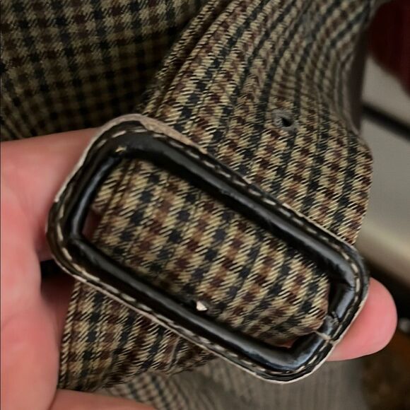 Dries Van Noten Plaid Button Closure Belt Pockets Jacket Luxury - Picture 3 of 15